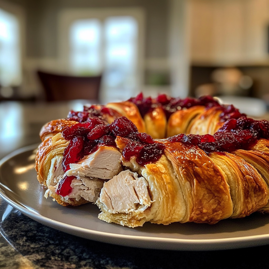 Turkey and Cranberry Crescent Ring: The Ultimate Holiday Dish
