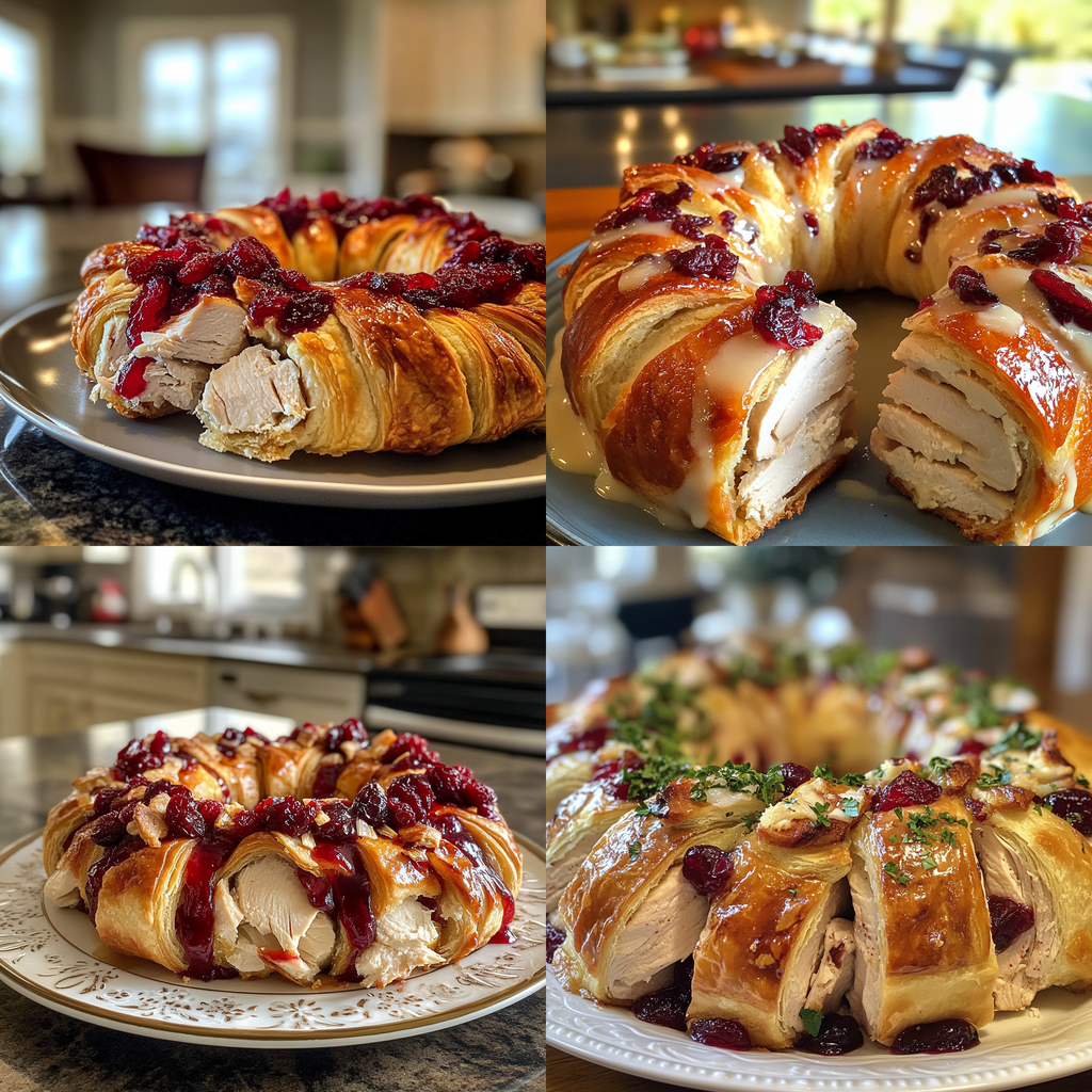 Turkey and Cranberry Crescent Ring: The Ultimate Holiday Dish